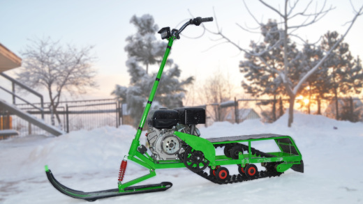 Mini Snow Bike雪地摩托车3D图纸 STP格式缩略图